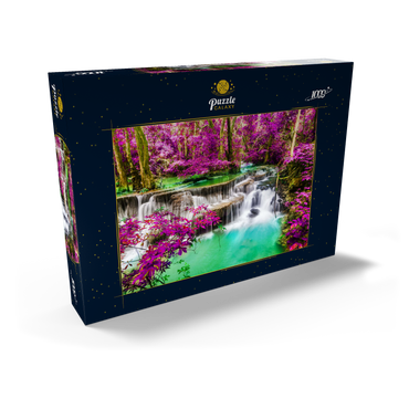 Darstellung des Puzzle Motivs Huay Mae Khamin Wasserfall, Thailand 1000 Puzzle Schachtel Ansicht2