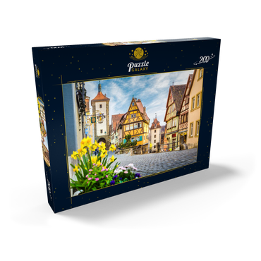 Darstellung des Puzzle Motivs Rothenburg ob der Taube 200 Puzzle Schachtel Ansicht2