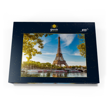 Darstellung des Puzzle Motivs Eiffelturm, Paris. Frankreich 1000 Puzzle Schachtel Ansicht3