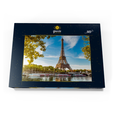 Darstellung des Puzzle Motivs Eiffelturm, Paris. Frankreich 500 Puzzle Schachtel Ansicht3
