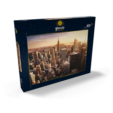 Darstellung des Puzzle Motivs Skyline von New York City 100 Puzzle Schachtel Ansicht2