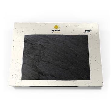 Darstellung des Puzzle Motivs Dunkelgrauer schwarzer Schiefer, unlösbares Puzzle 1000 Puzzle Schachtel Ansicht3