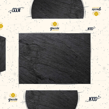 Darstellung des Puzzle Motivs Dunkelgrauer schwarzer Schiefer, unlösbares Puzzle 1000 Puzzle Schachtel 3D Modell