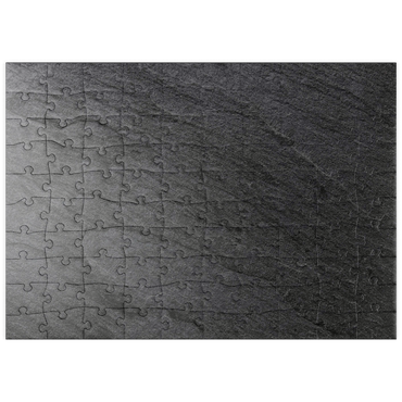 Darstellung des Puzzle Motivs puzzleplate Dunkelgrauer schwarzer Schiefer, unlösbares Puzzle 100 Puzzle