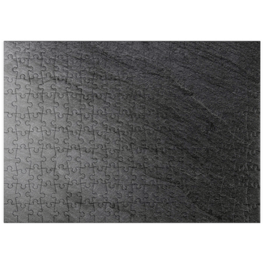 Darstellung des Puzzle Motivs puzzleplate Dunkelgrauer schwarzer Schiefer, unlösbares Puzzle 200 Puzzle