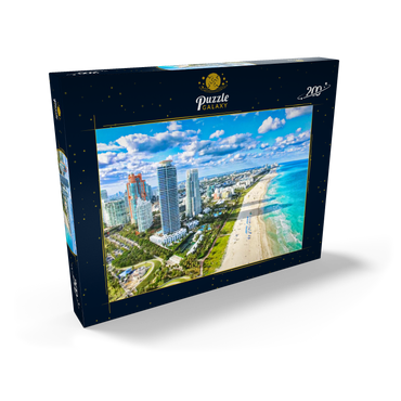 Darstellung des Puzzle Motivs South Beach, Miami Beach, Florida, USA 200 Puzzle Schachtel Ansicht2
