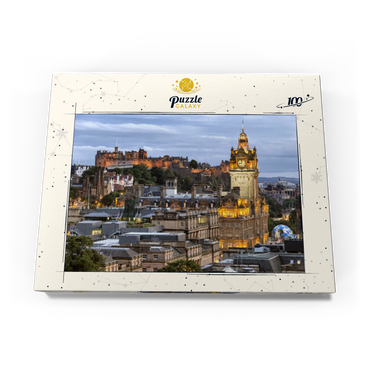 Darstellung des Puzzle Motivs Edinburgh, Schottland 100 Puzzle Schachtel Ansicht3