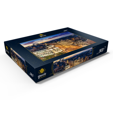 Darstellung des Puzzle Motivs Skyline von Madrid, Spanien 500 Puzzle Schachtel Ansicht1