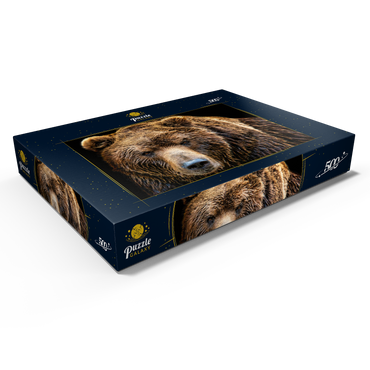 Darstellung des Puzzle Motivs Braunbär (Ursus arctos beringianus) 500 Puzzle Schachtel Ansicht1