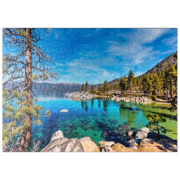 Darstellung des Puzzle Motivs puzzleplate Sand Harbor, Lake Tahoe 500 Puzzle