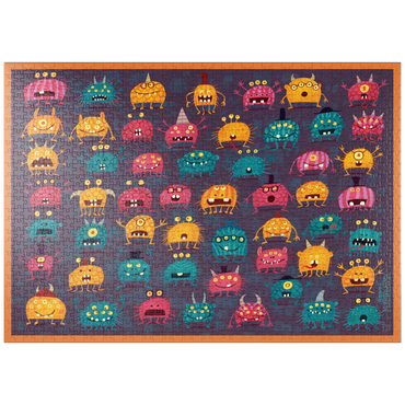 Darstellung des Puzzle Motivs puzzleplate 54 Monster 1000 Puzzle