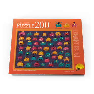 Darstellung des Puzzle Motivs 54 Monster 200 Puzzle Schachtel Ansicht3