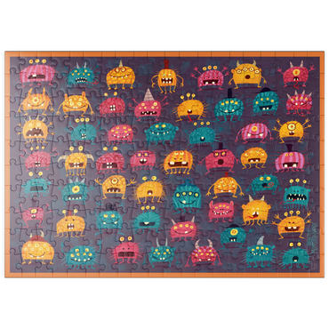 Darstellung des Puzzle Motivs puzzleplate 54 Monster 200 Puzzle