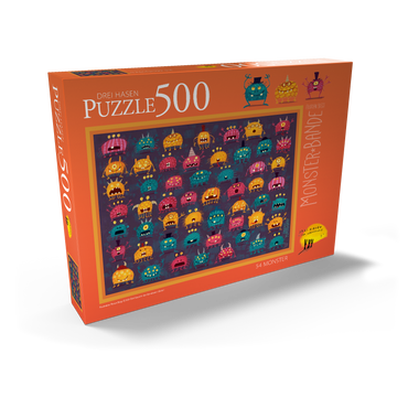 Darstellung des Puzzle Motivs 54 Monster 500 Puzzle Schachtel Ansicht2