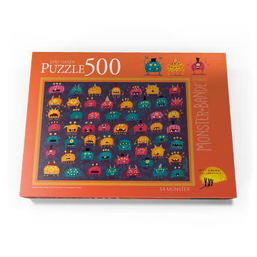 Darstellung des Puzzle Motivs 54 Monster 500 Puzzle Schachtel Ansicht3