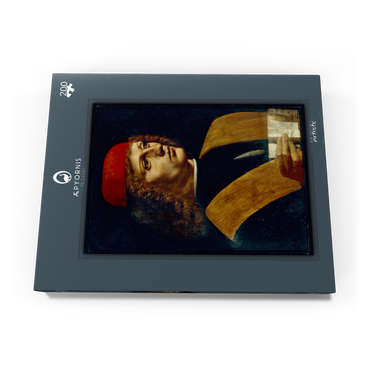 Darstellung des Puzzle Motivs Bildnis eines jungen Mannes 200 Puzzle Schachtel Ansicht3