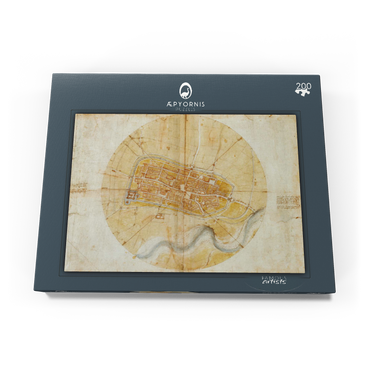 Darstellung des Puzzle Motivs Karte von Imola 200 Puzzle Schachtel Ansicht3