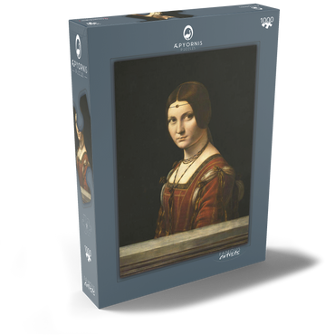 Darstellung des Puzzle Motivs La Belle Ferronnière 1000 Puzzle Schachtel Ansicht2