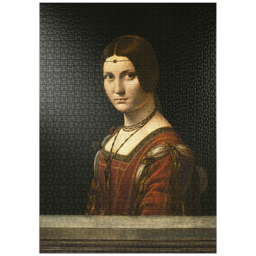 Darstellung des Puzzle Motivs puzzleplate La Belle Ferronnière 1000 Puzzle