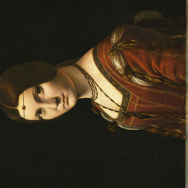 Darstellung des Puzzle Motivs La Belle Ferronnière 200 Puzzle 3D Modell