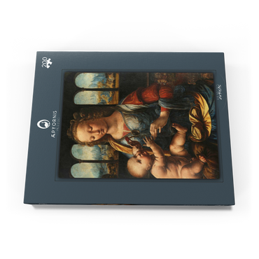 Darstellung des Puzzle Motivs Madonna mit der Nelke 200 Puzzle Schachtel Ansicht3