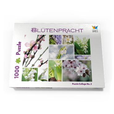 Darstellung des Puzzle Motivs Blütenpracht - Collage Nr. 2 1000 Puzzle Schachtel Ansicht3