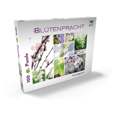 Darstellung des Puzzle Motivs Blütenpracht - Collage Nr. 2 100 Puzzle Schachtel Ansicht2