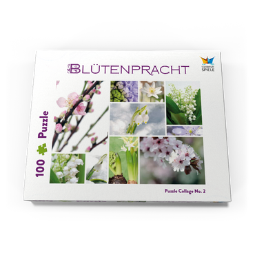 Darstellung des Puzzle Motivs Blütenpracht - Collage Nr. 2 100 Puzzle Schachtel Ansicht3
