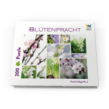 Darstellung des Puzzle Motivs Blütenpracht - Collage Nr. 2 200 Puzzle Schachtel Ansicht3