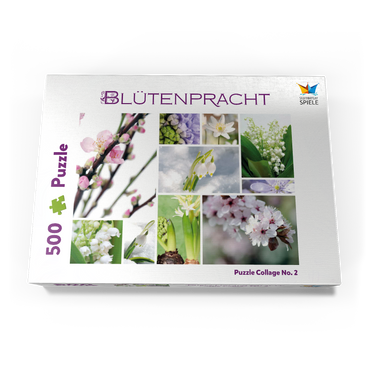 Darstellung des Puzzle Motivs Blütenpracht - Collage Nr. 2 500 Puzzle Schachtel Ansicht3