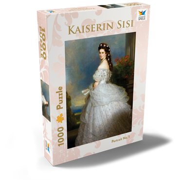 Darstellung des Puzzle Motivs Kaiserin Sisi - Portrait No. 1 1000 Puzzle Schachtel Ansicht2
