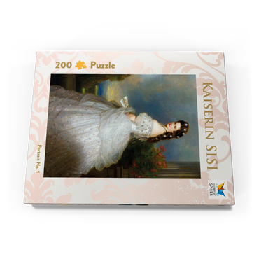 Darstellung des Puzzle Motivs Kaiserin Sisi - Portrait No. 1 200 Puzzle Schachtel Ansicht3
