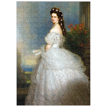 Darstellung des Puzzle Motivs puzzleplate Kaiserin Sisi - Portrait No. 1 200 Puzzle
