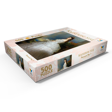 Darstellung des Puzzle Motivs Kaiserin Sisi - Portrait No. 1 500 Puzzle Schachtel Ansicht1