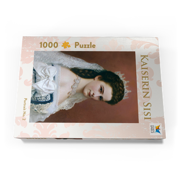 Darstellung des Puzzle Motivs Kaiserin Sisi - Portrait No. 2 1000 Puzzle Schachtel Ansicht3