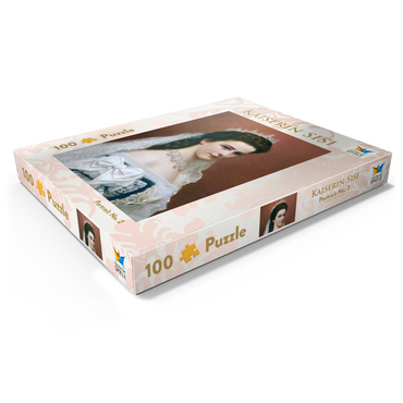 Darstellung des Puzzle Motivs Kaiserin Sisi - Portrait No. 2 100 Puzzle Schachtel Ansicht1