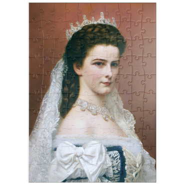 Darstellung des Puzzle Motivs puzzleplate Kaiserin Sisi - Portrait No. 2 100 Puzzle