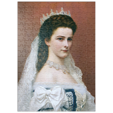 Darstellung des Puzzle Motivs puzzleplate Kaiserin Sisi - Portrait No. 2 200 Puzzle