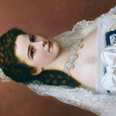 Darstellung des Puzzle Motivs Kaiserin Sisi - Portrait No. 2 500 Puzzle 3D Modell