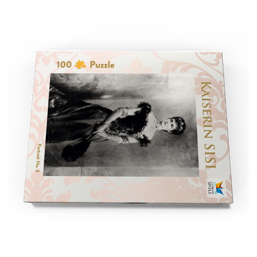 Darstellung des Puzzle Motivs Kaiserin Sisi - Portrait No. 3 100 Puzzle Schachtel Ansicht3