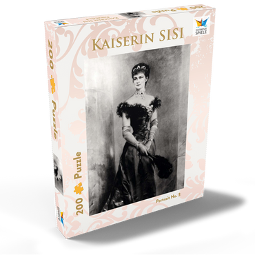 Darstellung des Puzzle Motivs Kaiserin Sisi - Portrait No. 3 200 Puzzle Schachtel Ansicht2