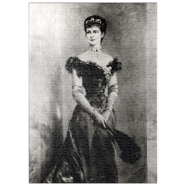 Darstellung des Puzzle Motivs puzzleplate Kaiserin Sisi - Portrait No. 3 200 Puzzle