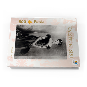 Darstellung des Puzzle Motivs Kaiserin Sisi - Portrait No. 3 500 Puzzle Schachtel Ansicht3