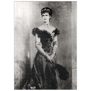 Darstellung des Puzzle Motivs puzzleplate Kaiserin Sisi - Portrait No. 3 500 Puzzle