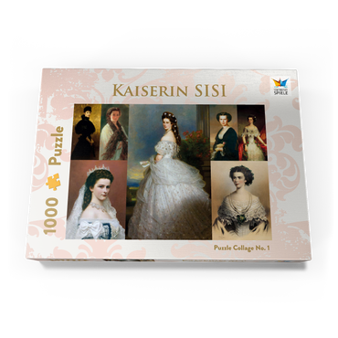 Darstellung des Puzzle Motivs Kaiserin Sisi - Collage Nr. 1 1000 Puzzle Schachtel Ansicht3
