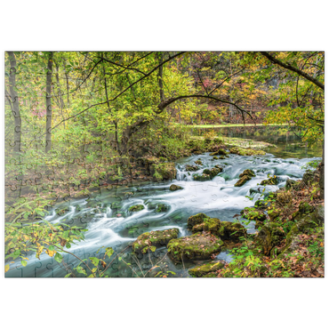 Darstellung des Puzzle Motivs puzzleplate Alley Spring, Missouri, USA 200 Puzzle