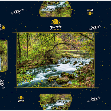 Darstellung des Puzzle Motivs Alley Spring, Missouri, USA 200 Puzzle Schachtel 3D Modell