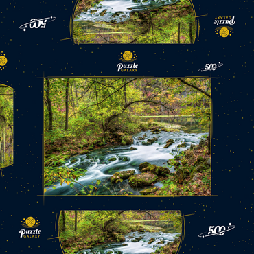 Darstellung des Puzzle Motivs Alley Spring, Missouri, USA 500 Puzzle Schachtel 3D Modell