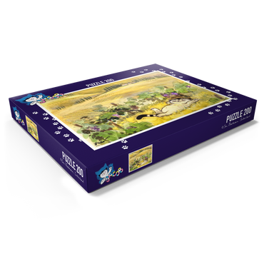 Darstellung des Puzzle Motivs Kater Jacob - Pause muss sein! 200 Puzzle Schachtel Ansicht1