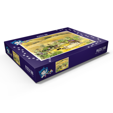 Darstellung des Puzzle Motivs Kater Jacob - Pause muss sein! 500 Puzzle Schachtel Ansicht1